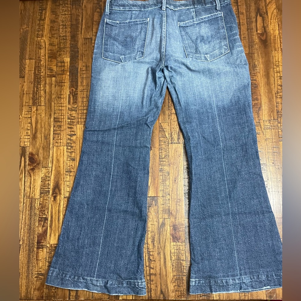 Vintage Citizens of Humanity Dark Blue Flare Jeans Faye #003